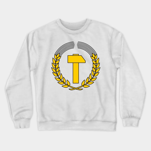 National Emblem of the GDR (1950-53) Crewneck Sweatshirt by truthtopower